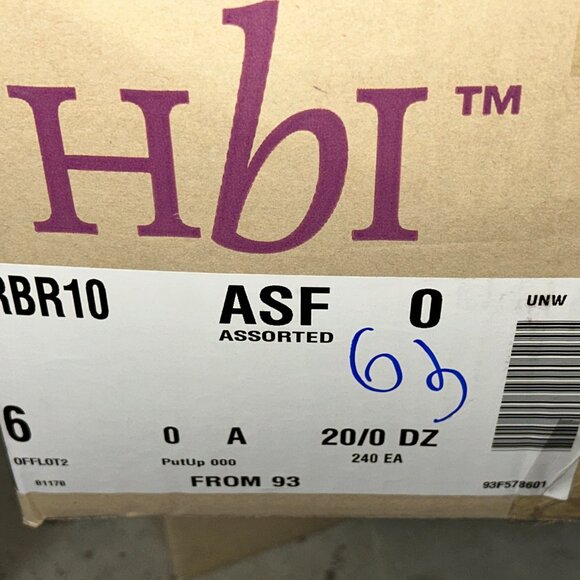 Hanes Girls’ Tagless Briefs – LOT 63 - 240 pcs – 24 packs (10 ea) – Sz 6 - NEW - Picture 3 of 3